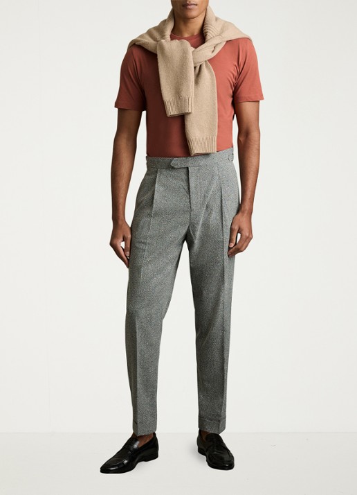Reiss Bless T-shirt met stretch - voorkant 2 roze