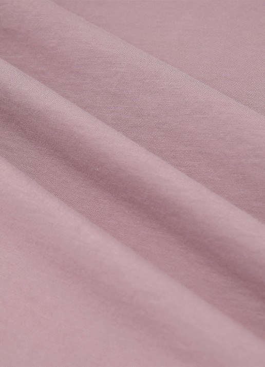 Reiss Bless tailored fit T-shirt met ronde hals - detail 5 dusty rose / roze
