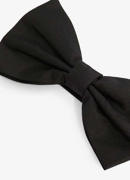 Reiss Boyle vlinderdas van zijde - detail 4 black / zwart