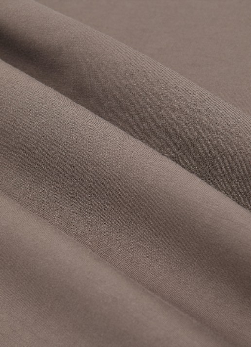 Reiss Bradley T-shirt met ronde hals - detail 4 lichtbruin