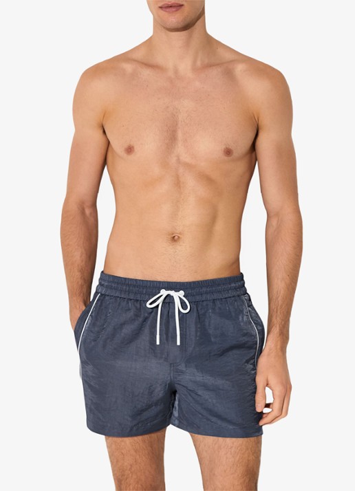 Reiss Breeze zwemshort met logo - detail 5 donkerblauw