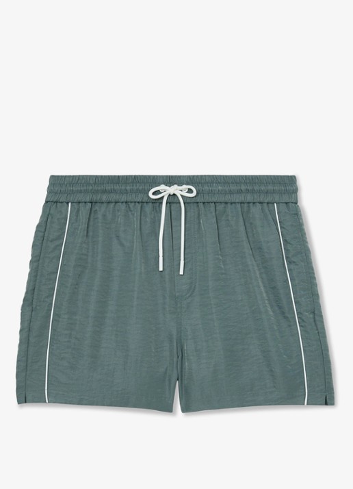 Reiss Breeze zwemshort met logo - voorkant groen