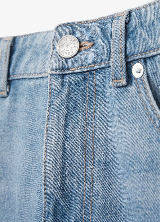 Reiss Broadway loose fit jeans met steekzakken - detail 6 denim