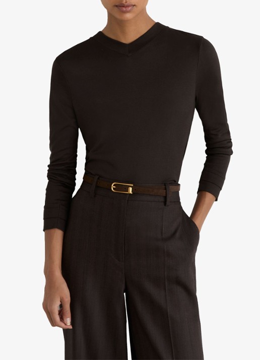 Reiss Brody longsleeve met V-hals