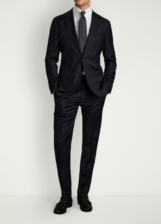 Reiss Caldwell regular fit overhemd van katoen - voorkant 4 white / wit