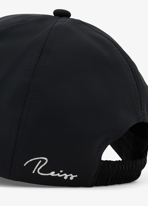 Reiss Caleb pet met logoborduring - detail 4 navy / blauw