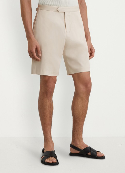 Reiss Cantwell straight fit korte chino in katoenblend