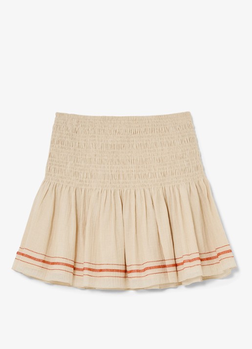 Reiss Catie mini rok met gestreept detail
