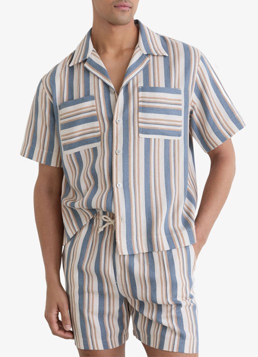 Reiss Celeste regular fit overhemd met streepprint