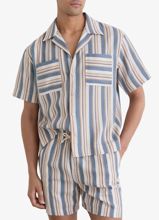 Reiss Celeste regular fit overhemd met streepprint