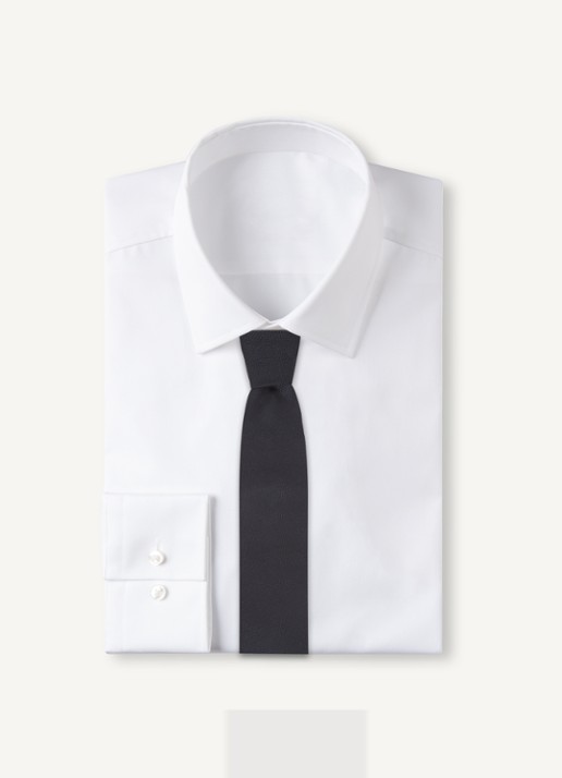 Reiss Ceremony stropdas van zijde  - voorkant 2 navy / blauw