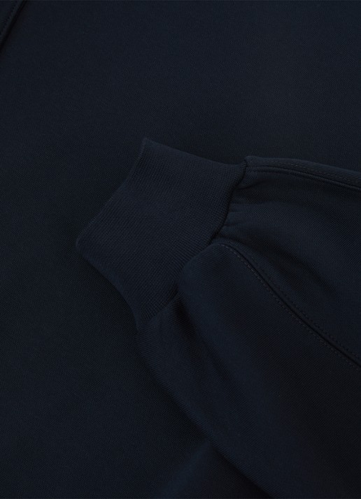Reiss Charlie sweater met ronde hals - detail 4 donkerblauw
