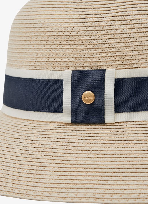 Reiss Cindy hoed van stro - detail 3 natural / beige