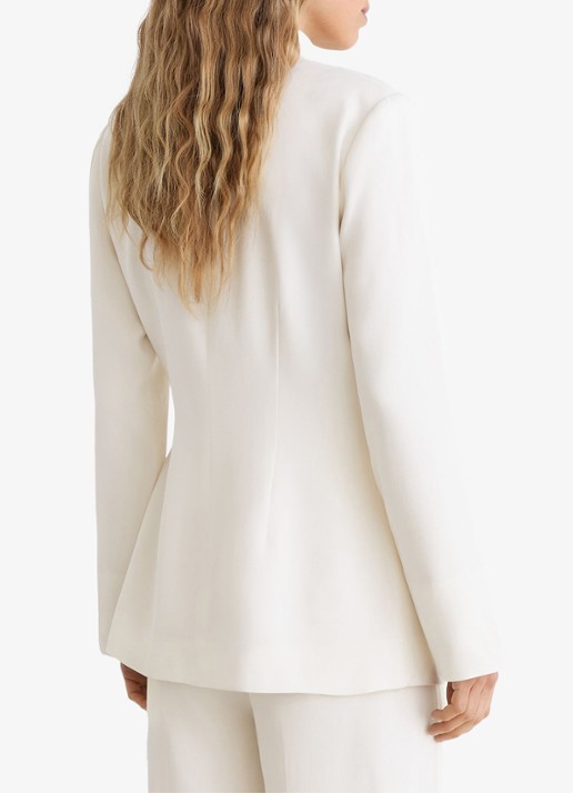 Reiss Clover blazer met gestrikt detail - achterkant wit