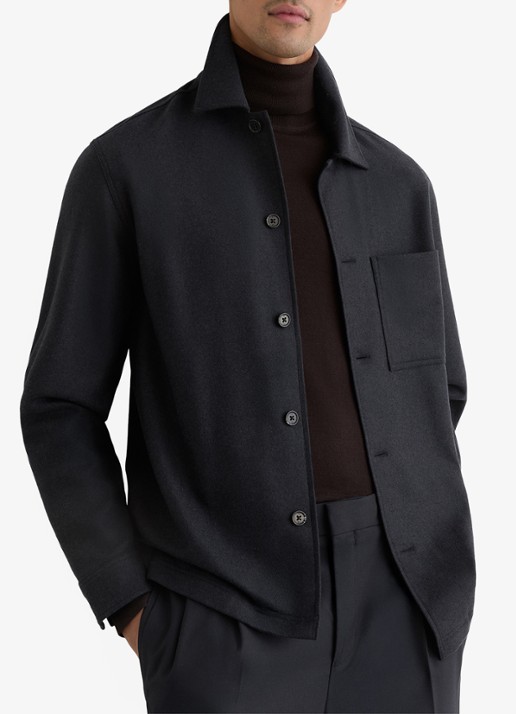 Reiss Cooper overshirt  met borstzak