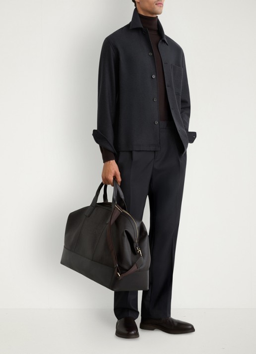 Reiss Cooper overshirt  met borstzak - detail 6 donkerblauw