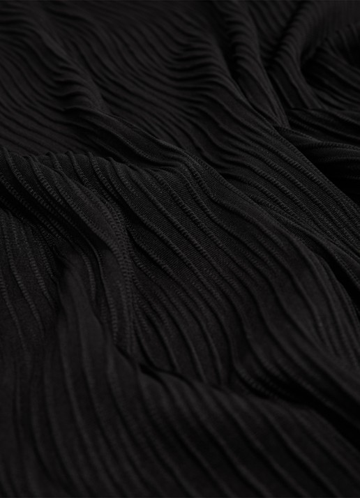 Reiss Cox T-shirt met structuur - detail 6 black / zwart