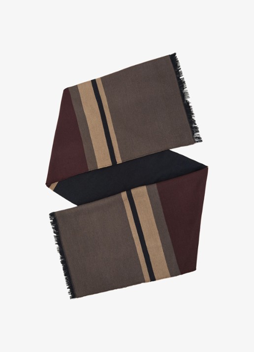 Reiss Cynthia sjaal met streepprint