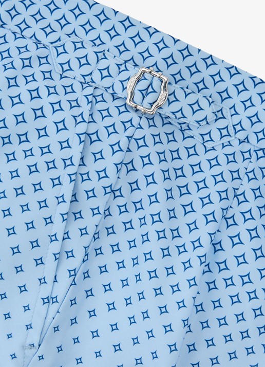 Reiss Darli zwemshort met print - detail 3 lichtblauw