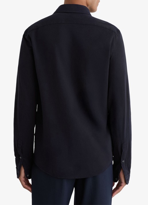 Reiss Dasilva regular fit overhemd - achterkant 6 donkerblauw