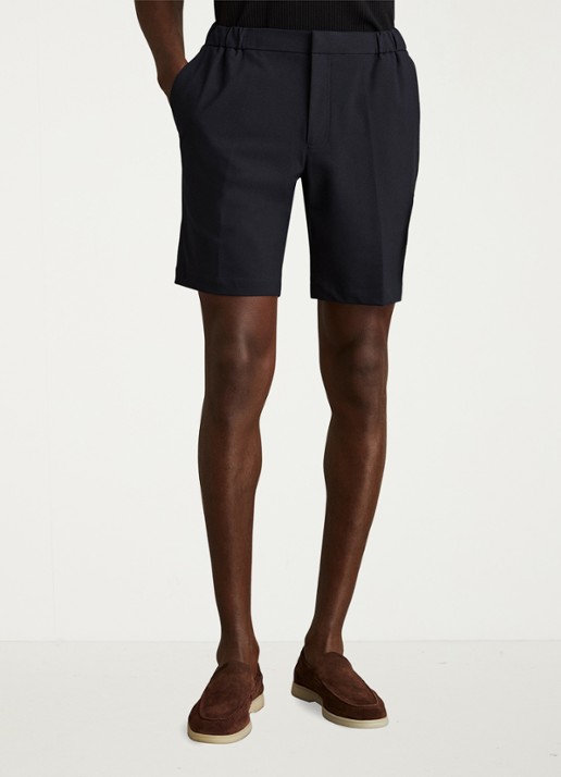 Reiss Deck straight fit korte chino met steekzakken