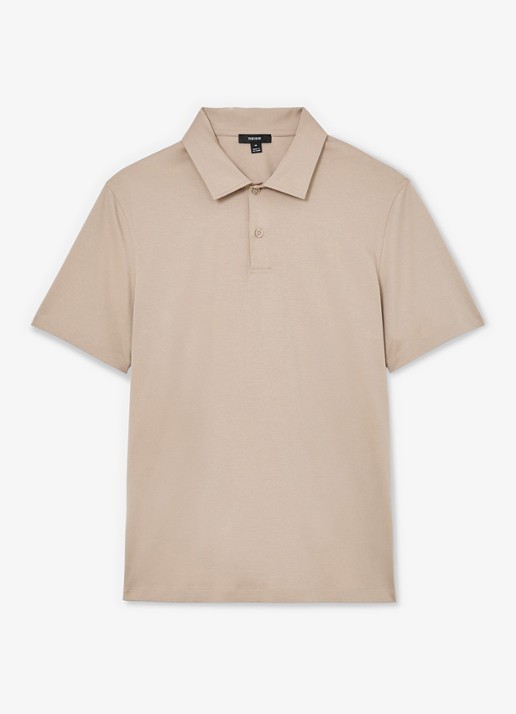 Reiss Earl regular fit polo met gemêleerd dessin