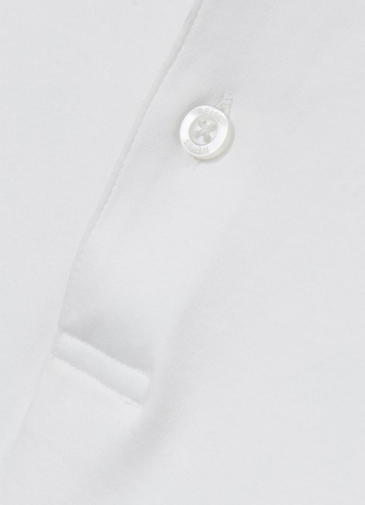 Reiss Earl slim fit polo met stretch - detail 5 wit
