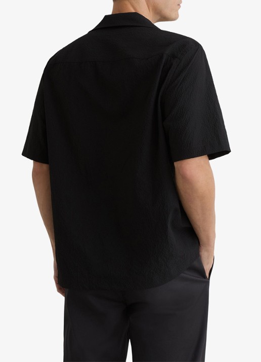 Reiss Eclipse regular fit overhemd met borstzak - achterkant 4 black / zwart