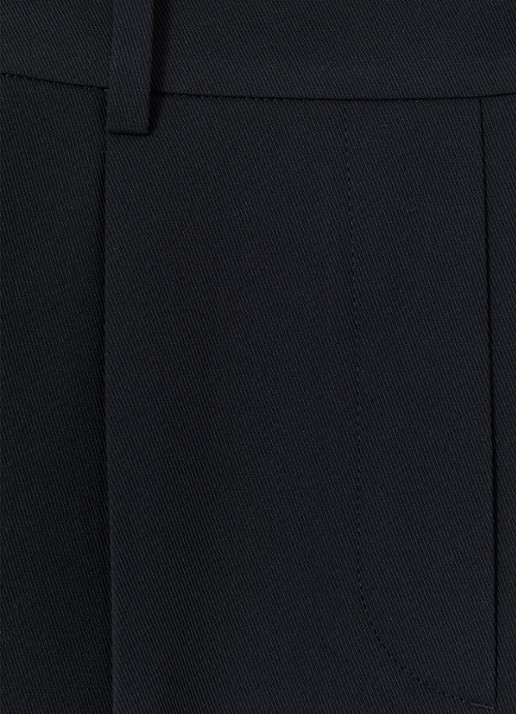 Reiss Eden high waist wide fit pantalon met steekzakken - detail 5 donkerblauw