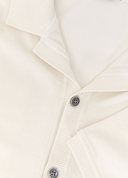 Reiss Eden overhemd van badstof - detail 4 white / wit