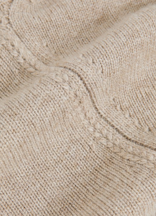 Reiss Ella fijngebreide trui in wolblend - detail 3 lindegroen