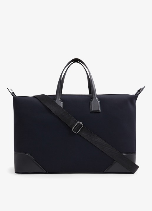 Reiss Elliot businesstas met afneembare schouderriem - achterkant 5 dark navy / blauw