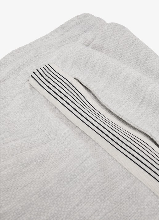 Reiss Emilio regular fit korte joggingbroek met steekzakken - detail 6 lichtgrijs