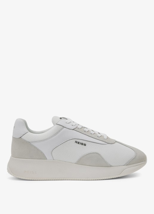 Reiss Emmett V2 sneaker met details van suède