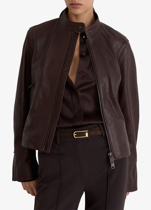 Reiss Erin bikerjack van leer