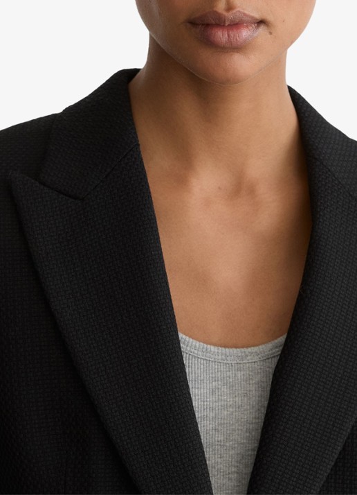 Reiss Erin blazer in wolblend - detail 7 black / zwart