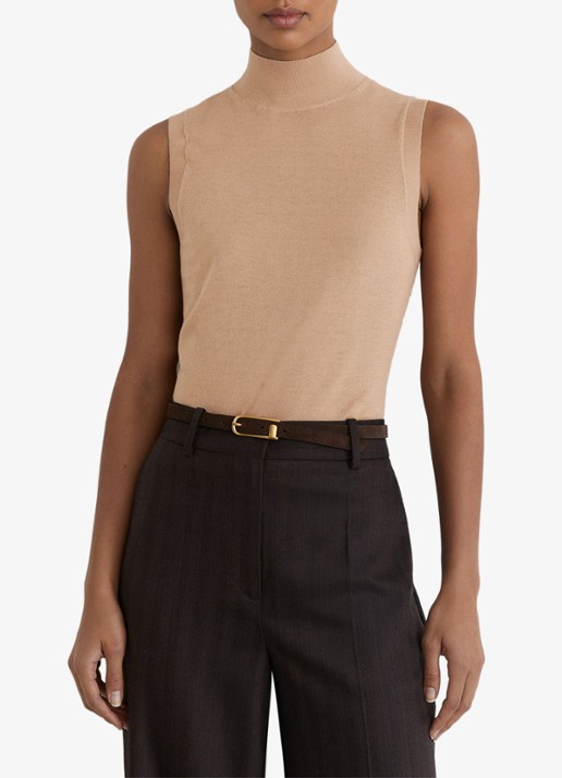 Reiss Evelyn mouwloze top in merino wolblend