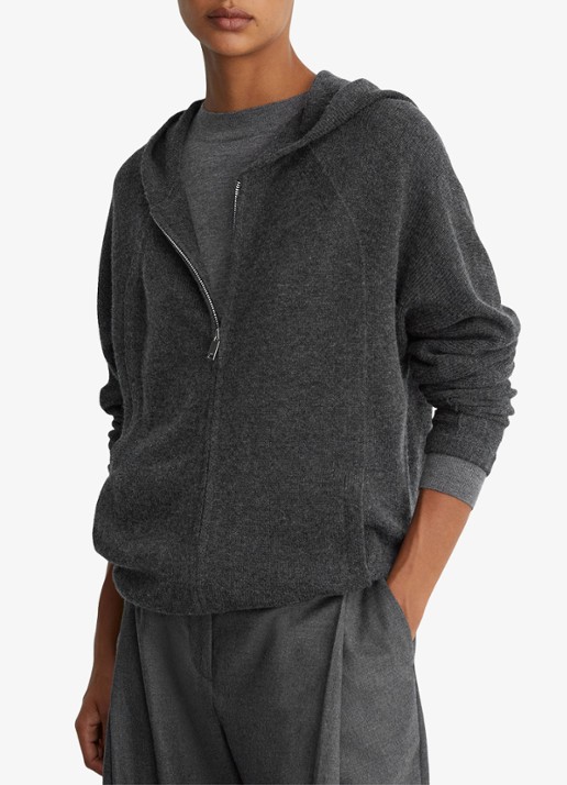 Reiss Evie fijngebreid vest in kasjmierblend