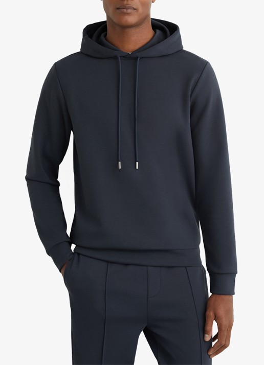 Reiss Fabien hoodie met stretch