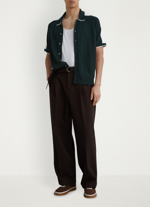 Reiss Farley regular fit overhemd - voorkant 3 groen