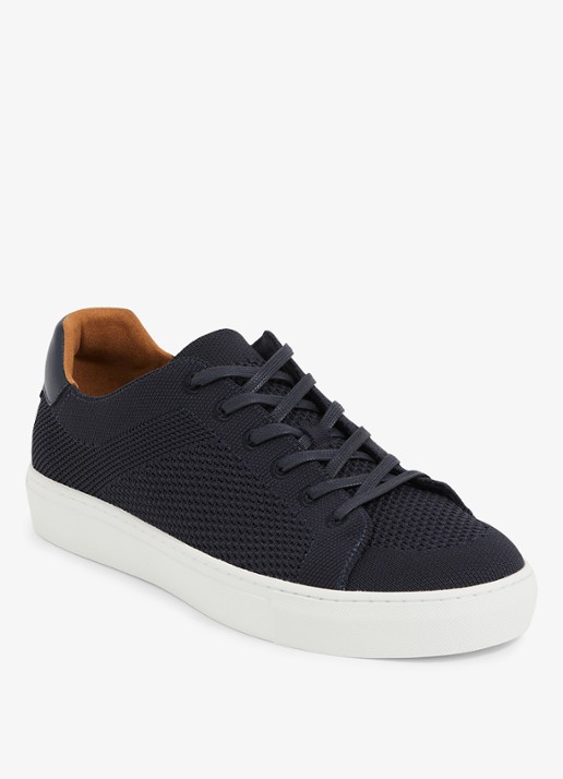 Reiss Finley sneaker met leren details