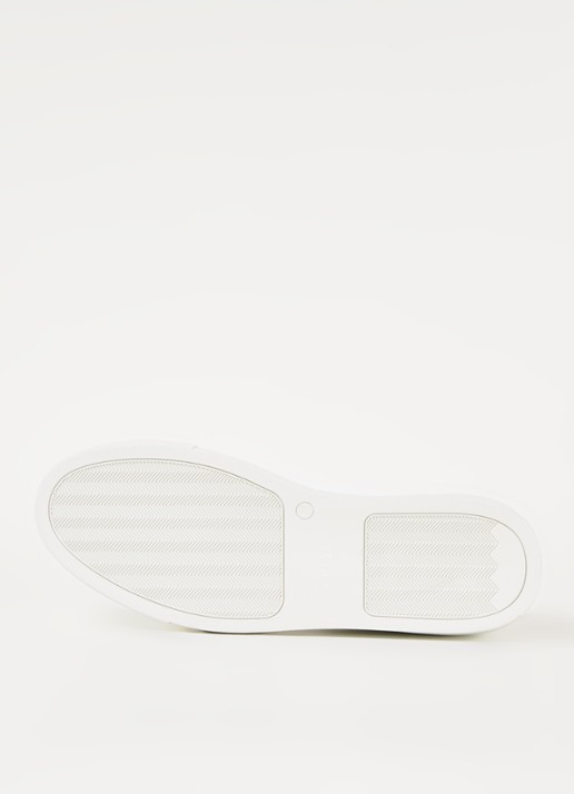 Reiss Finley sneaker van leer - detail 5 white / wit