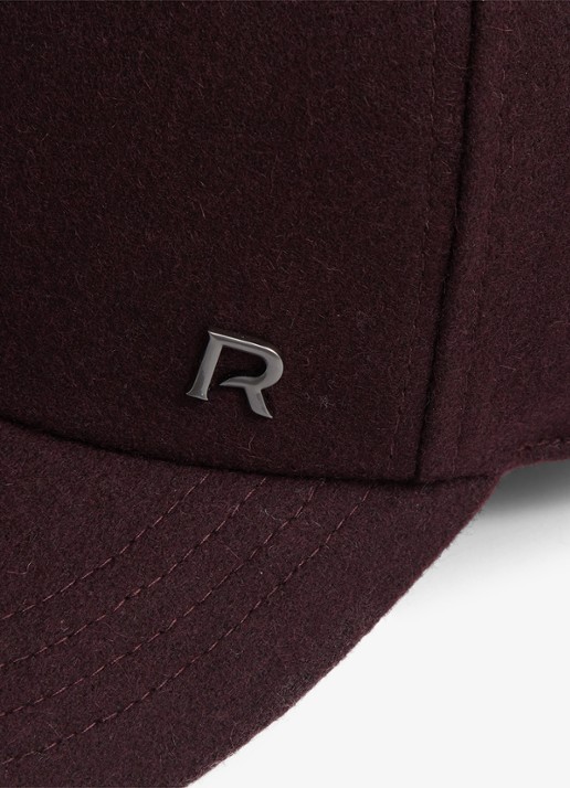 Reiss Fiona pet in wolblend  - detail 4 bordeauxrood