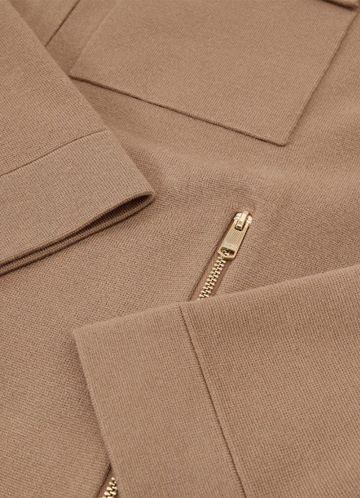 Reiss Fleetwood jack met borstzakken - detail 3 camel