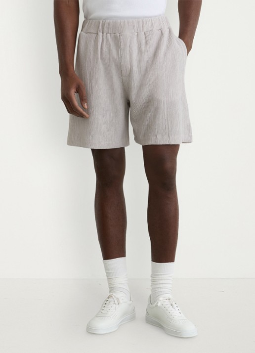 Reiss Flint straight fit korte broek met structuur