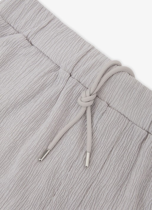 Reiss Flint straight fit korte broek met structuur - detail 6 grijs