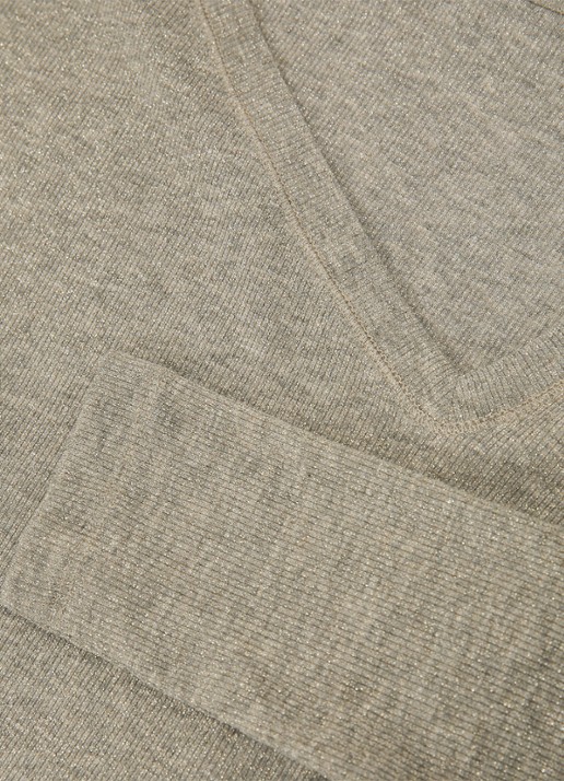 Reiss Fliss top met asymmetrische hals - detail 6 goud