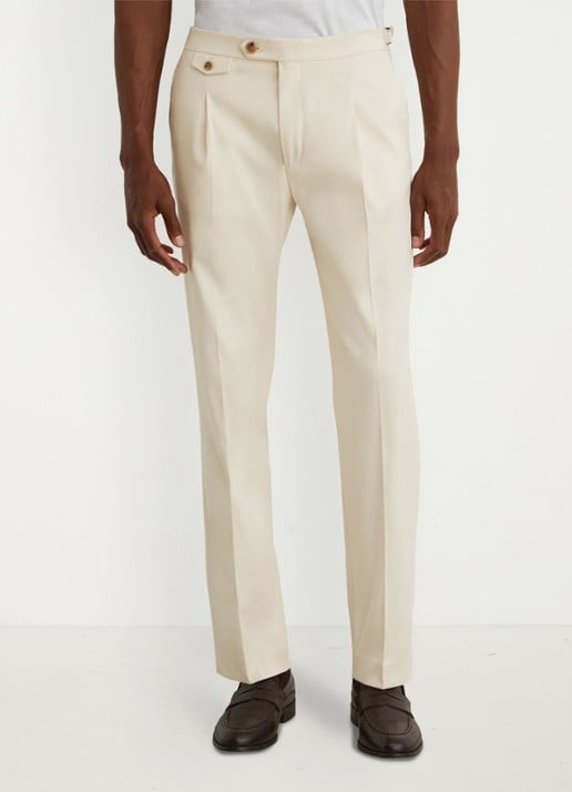 Reiss Float tapered fit pantalon met steekzakken