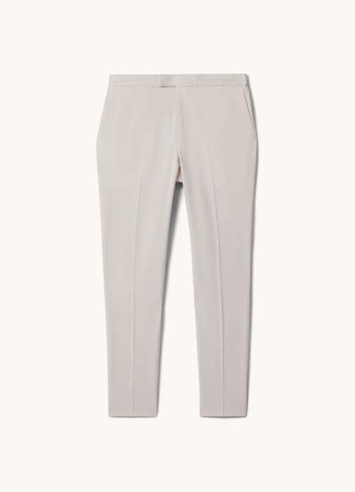 Reiss Found relaxed fit pantalon met steekzakken - voorkant 3 beige