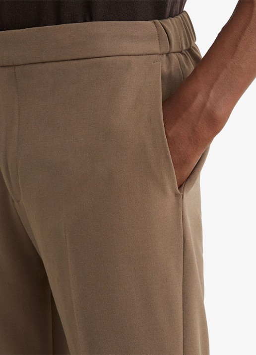 Reiss Found slim fit pantalon met steekzakken - detail 4 lichtbruin